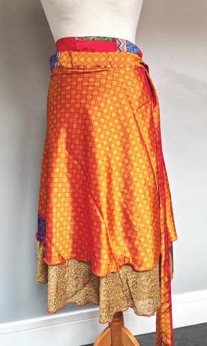 Plus size midi wrap - wrap, skirt