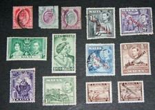 MALTA KEVII KGV KGVI Mint