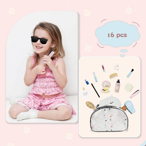 Wooden makeup kit fine motor - wooden,
