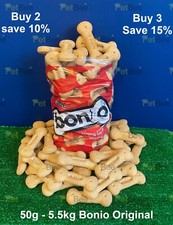 Bonio Original Dog Biscuits Purina Bones Treats Large 50g - 5.5kg