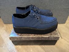 Pleaser Demonia V-CREEPER-502S Men's 2" Platform Creeper Shoe Blue Size 11 