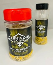 Carnivore Cartel Lemon Pepper Seasoning Rub - 25g, 100g, 200g