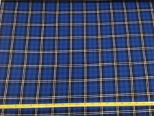 Tartan Check Plaid PolyViscose