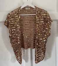 Wallis gold sequin embellished