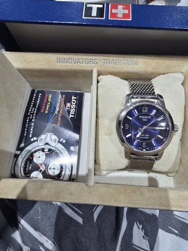 Tissot prc 200 - blue, dial