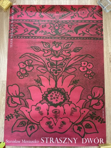 Vintage polish opera poster - opera,
