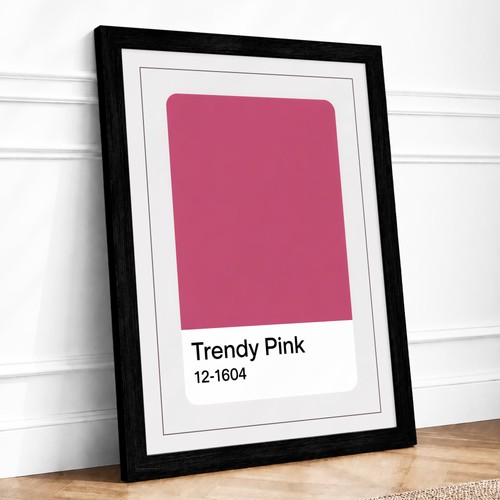 Trendy pink swatch - pink,