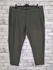 Lululemon ABC Classic Fit Men's Olive Green Trousers Warpstreme Fabric W46 X L30