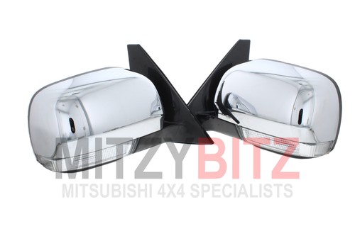 Chrome electric wing mirrors - electric,