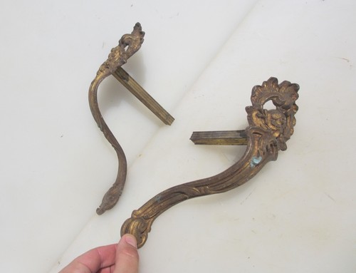 Antique brass curtain - brass,