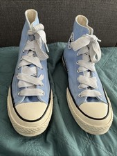 Converse  Sky Blue High Top  Trainers Pumps Size 8