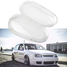 Left Right Headlight Lens Glass Clear Cover For VW MK4 Golf GTI R32 1999-2005
