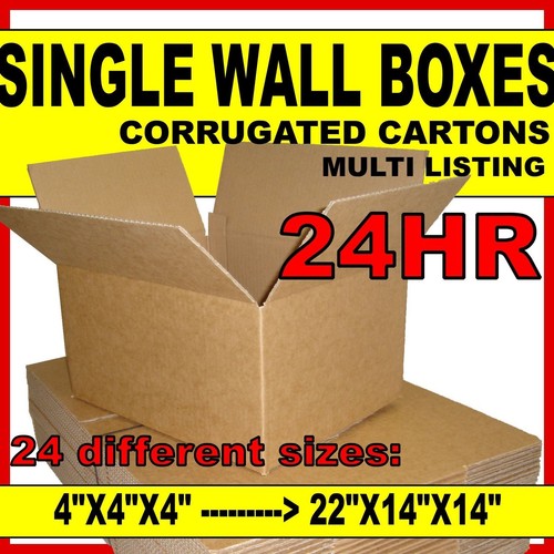 Single wall cardboard postal - single,