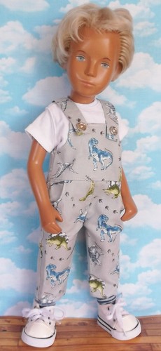 Piece dinosaur dungarees - 3,