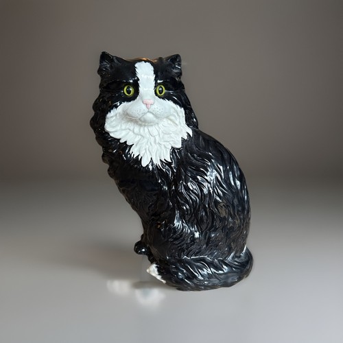 Hand painted ceramic - hand, cat