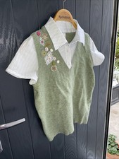 Next Ladies Shirt With Tank top Size 14 on label (small)34 bust 