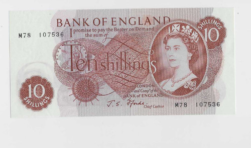 1967 bank england ten - bank,