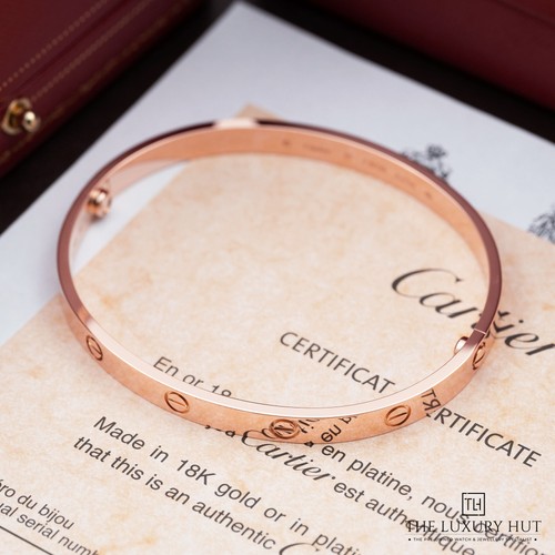 Cartier 18ct rose gold love - rose,