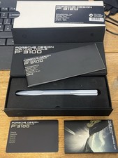 Porsche Design P3120 Aluminium Ballpoint Pen With 7 Faber Castell Refills BOXED