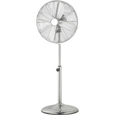 16" Chrome Pedestal Floor Fan