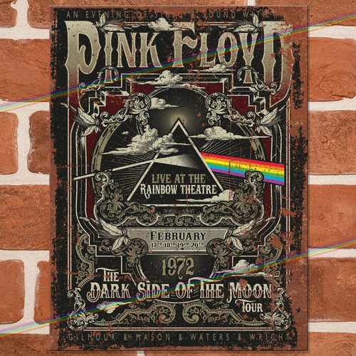 Pink floyd metal signs - signs, man
