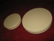 2 x Cream Shabby Chic Style