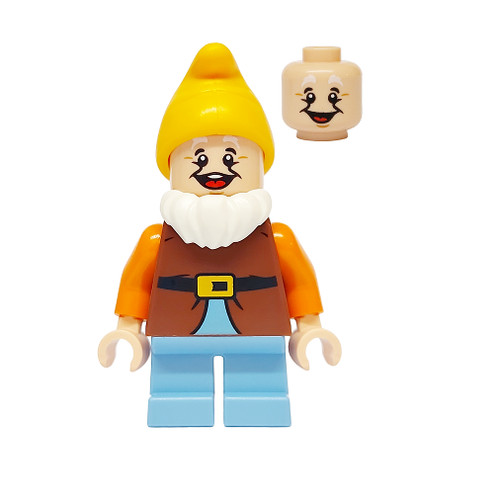 Lego dwarf happy from snow - dwarf,