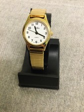 Gold Tone Ladies Reflex Quartz