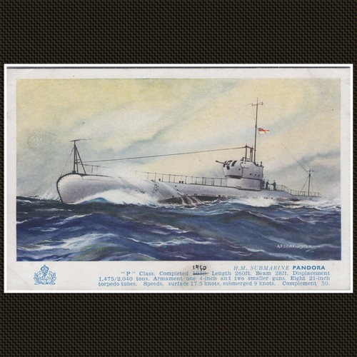 Submarine pandora p - h.m., class