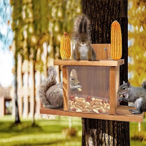 Carbonized wood squirrel - carbonized,