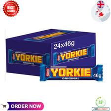 Yorkie Milk Chocolate Bars, 24