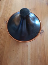 Black Enamelled Clay Tagine