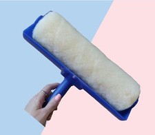 9 Inch Paint Roller With Splatter Guard Shield Polyester Roller Emulsion Masonry