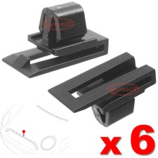 MINI FRONT GRILLE BONNET TRIM MOULDING CLIPS SURROUND R55 Clubman R58 Coupe x 6