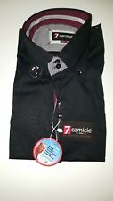 Men's 7Camicie BLACK 2 BUTTON