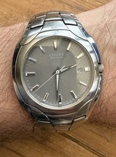 Men’s Citizen Eco-Drive Slate Grey Dial, Steel Case, Great Daily Watch! 