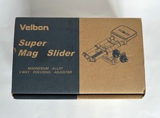 VELBON SUPER MAG SLIDER FOCUSING RAIL, NEW AND UNUSED, ORIGINAL BOX