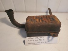 VESPA  125 / 150 1955 - 1958 EXHAUST SYSTEM 42L2 & 92L2 MODELS