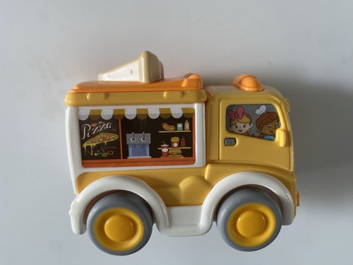City cars pull back go - &, pizza