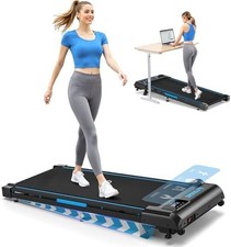 4in1 Walking Pad 9% Incline 10km/h Under Desk Treadmill 330lb Heavy Duty Home
