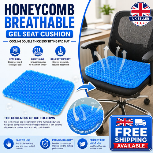 Honeycomb breathable gel seat - honeycomb,