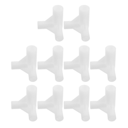 10pcs tee connector for - connector, bed