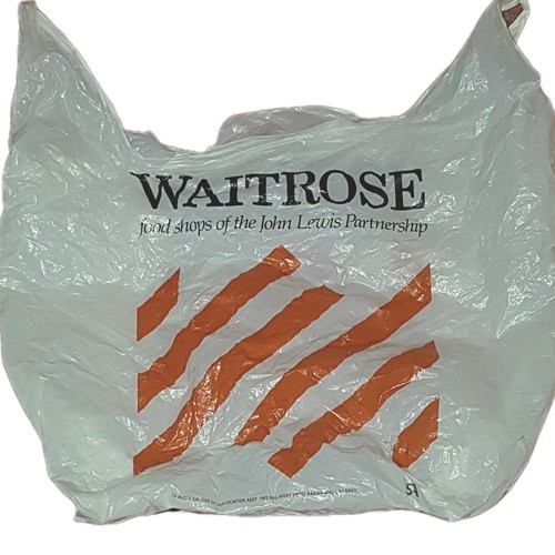 Waitrose vintage carrier bag - waitrose,