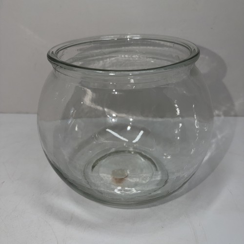 Large glass fish - large, bowl