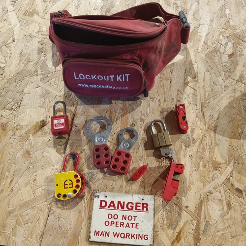 Electrical lockout tagout kit - lockout,