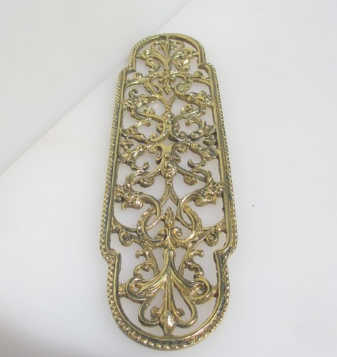 Vintage brass pierced - brass, finger