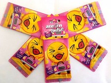 5 x Areon Smile:) Car Air Fresheners Bubble Gum for Happy Home Office Taxi Scent