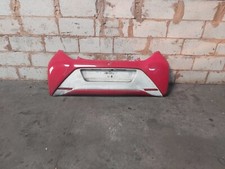 GENUINE TOYOTA AYGO COMPLETE REAR BUMPER RED & WHITE - 2015 - 2018