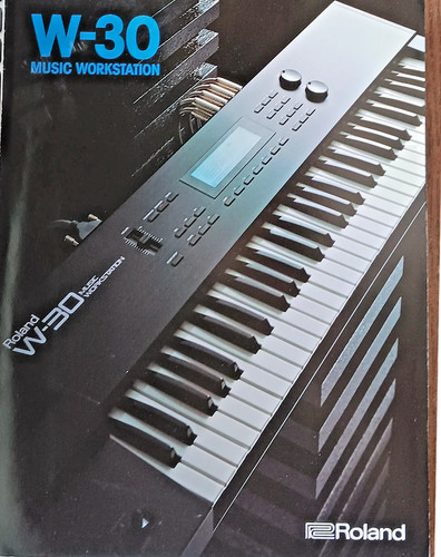 Roland brochure for 30 - brochure, w-30