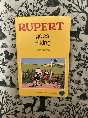 Vintage rupert goes hiking - vintage,